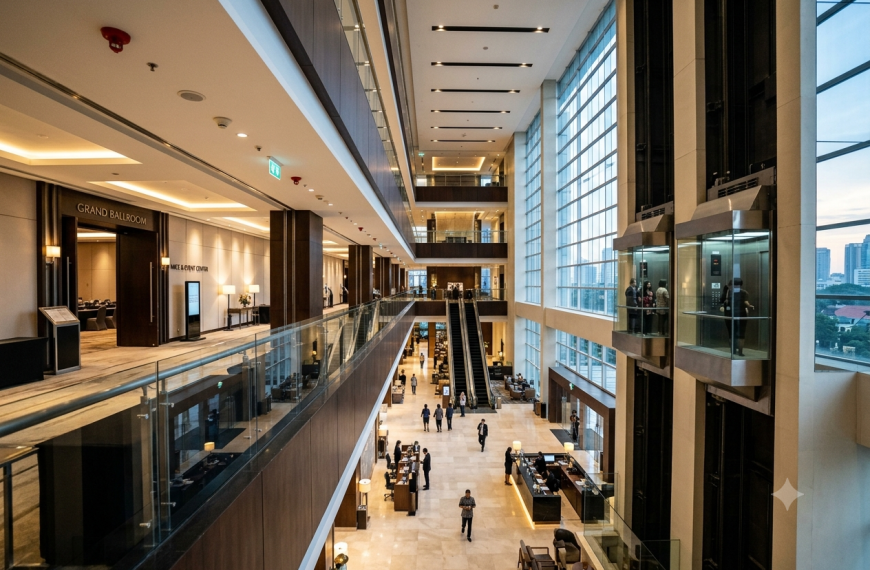 SLF untuk Hotel Bintang 4 dan 5: Standar Lift, Proteksi Kebakaran & MICE