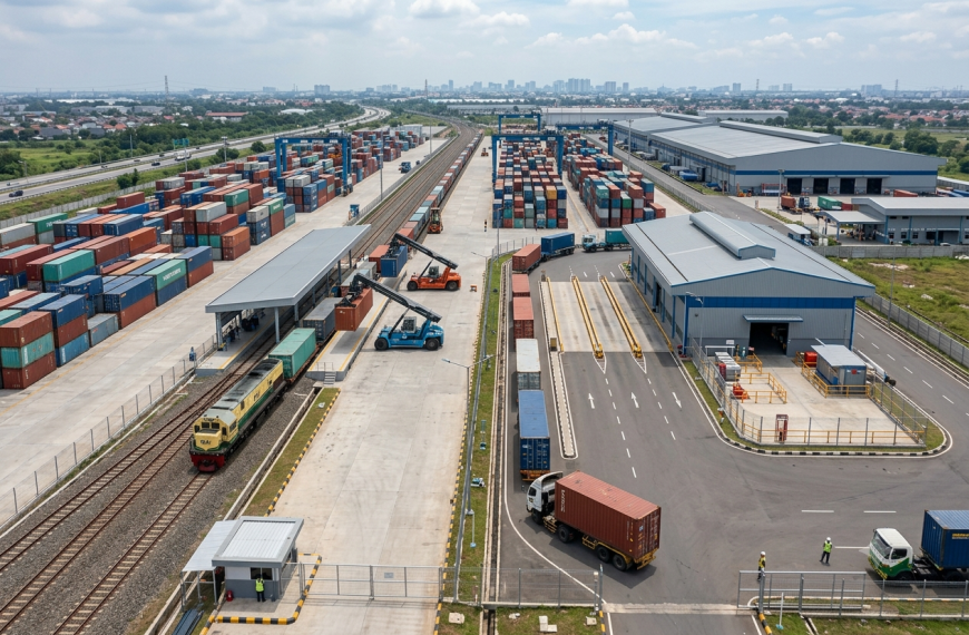 SLF untuk Dry Port dan Inland Container Depot: Standar Teknis Fasilitas Logistik Modern